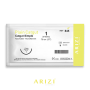 Catgut Sim 845 Catgut Simple 1, 70 cm, Aguja de 1/2 Círculo de Punta Cónica 37 mm - Caja x 12 Unidades - ARIZI