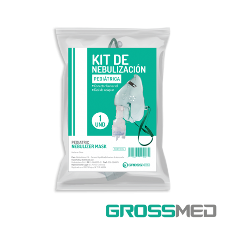 Mascarilla para Nebulizar (Kit Pediátrico) - Unidad - GROSSMED