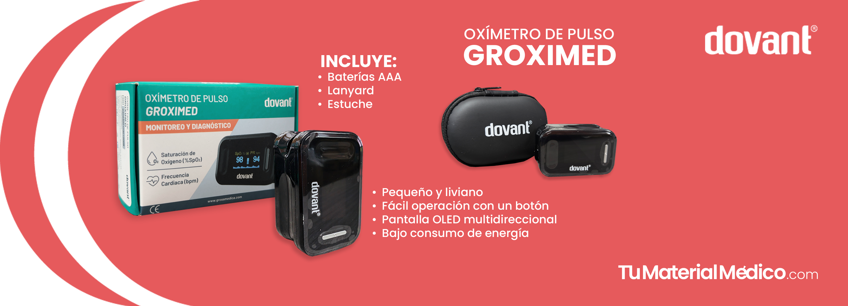 Oxímetro Groximed Dovant