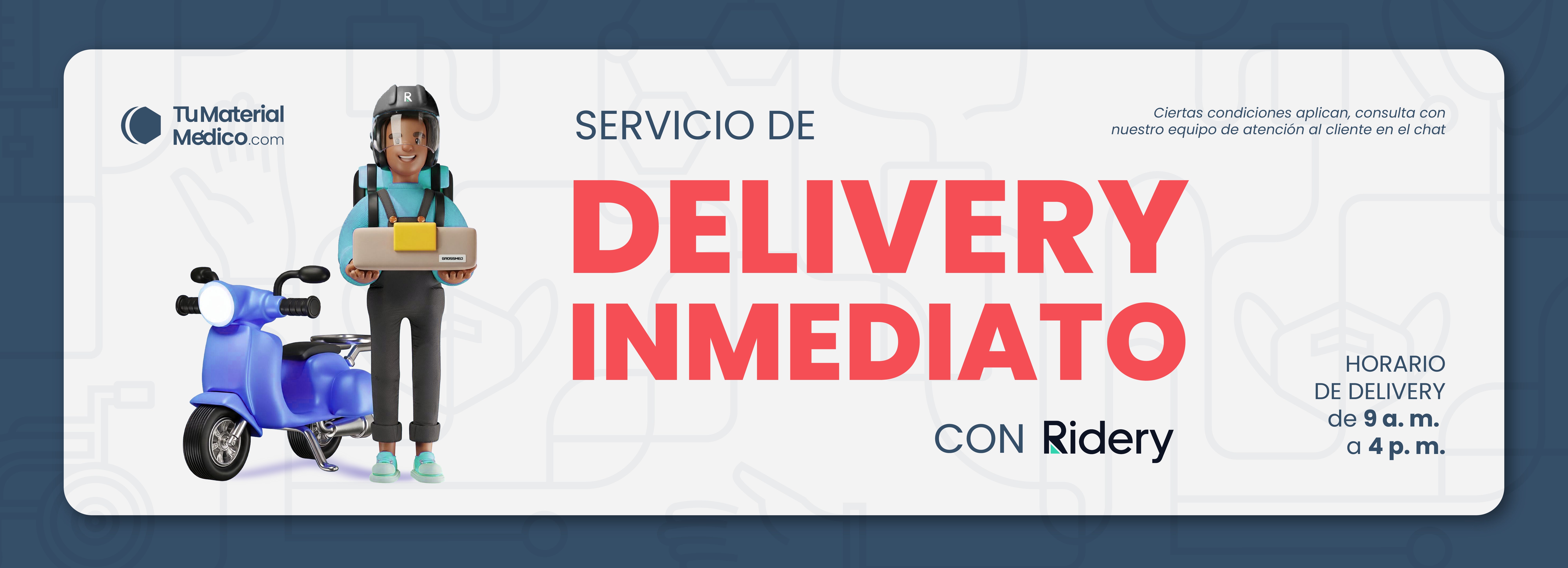 Delivery con ridery